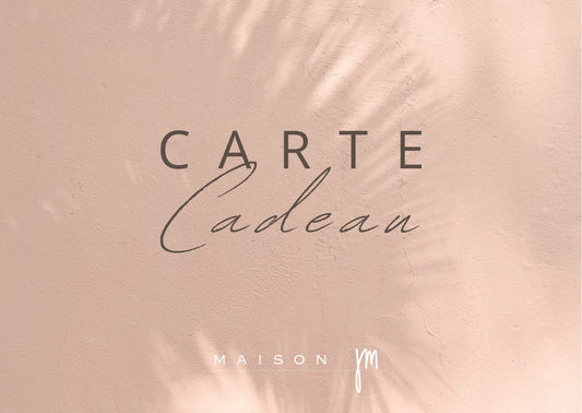 Carte cadeau Maison jm