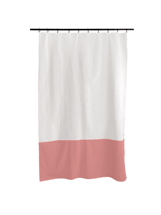 RIDEAUX TAFOUKT, Bicolore rose