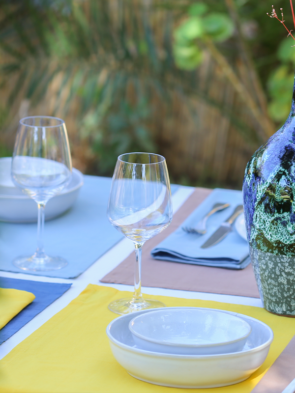 SERVIETTE de table Jaune